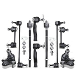 10pcs Front & Rear Stabilizer Bar Link & Tie Rod End Ball Joint for Toyota RAV4