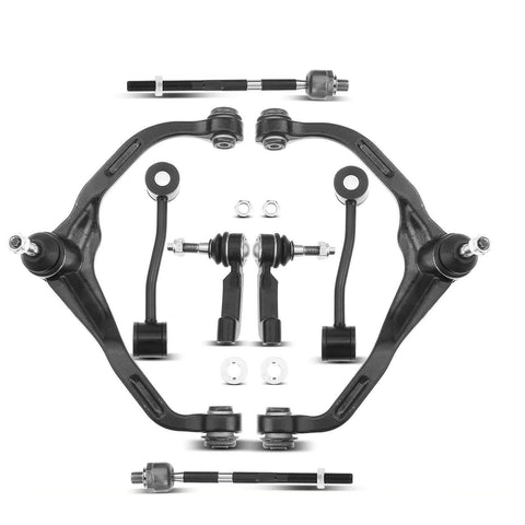 8x Front Upper Control Arm w/ Ball Joint Stabilizer Bar End Link for Dodge Nitro