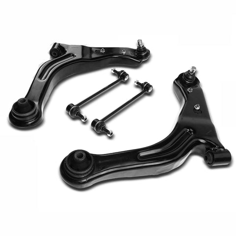4Pcs Front Lower Control Arm w/ Ball Joints Sway Bar Link for Ford Escape Mazda