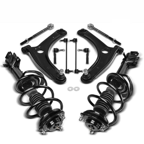 10x Front Complete Strut & Coil Spring Control Arm Kit for Dodge Caliber 07-12