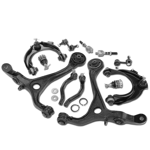 12pcs Front Control Arm Ball Joint Sway Bar Tie Rod for Honda Accord 03-07 3.0L