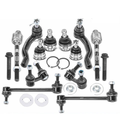 12Pcs Tie Rod End & Ball Joint & Sway Bar Link for Nissan Xterra 2005 2006-2015