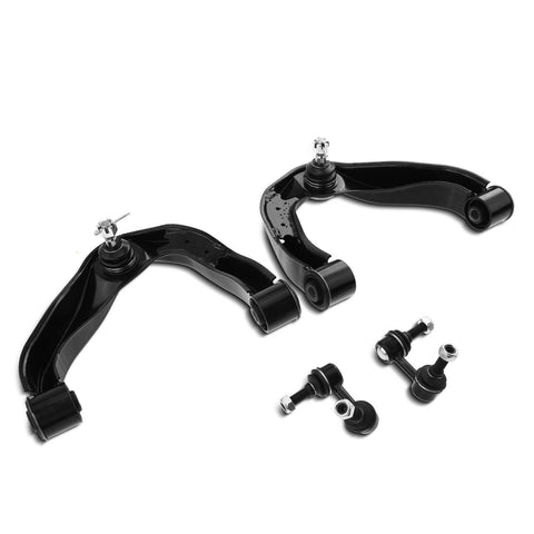 4x Front Upper Control Arm w/ Ball Joint Stabilizer Bar Link for Nissan	Xterra