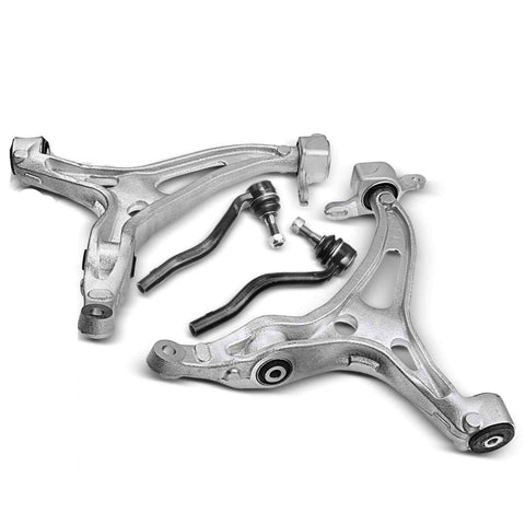 4Pcs Front Lower Control Arm Tie Rod End for Mercedes-Benz GL320 X164 ML320 W164