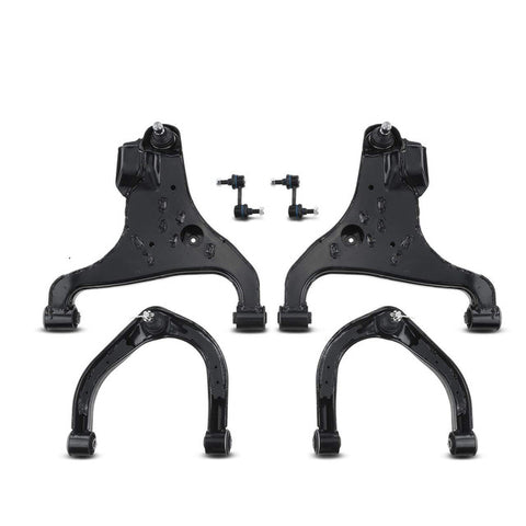 6x Front Lower & Upper Control Arm w/ Ball Joint for Infiniti QX56 Nissan Armada