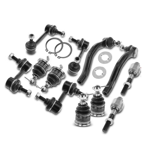 12x Front & Rear Tie Rod End & Sway Bars & Ball Joint for Honda Accord 2003-2007