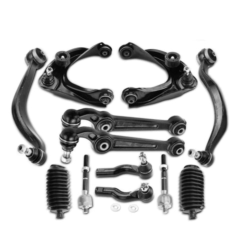 12pcs Front Side Control Arm Tie Rod End for Ford Fusion 2010-2012 Lincoln MKZ