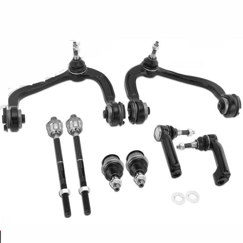 8x Front Control Arm w/ Ball Joint Tie Rod End for Ford Expedition F-150 Lincoln