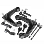 10x Front Control Arm w/ Ball Joint Tie Rod End for Chevy Silverado 1500 HD GMC