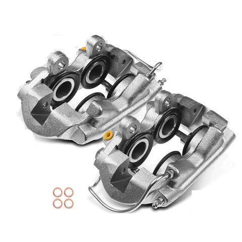 2x Disc Brake Caliper w/ 4 Piston for Ford Mustang 1965 1966 Front Left & Right