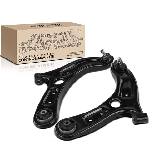 2x Front Left & Right Lower Control Arm w/Ball Joint for Hyundai Accent Kia Rio