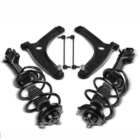 6x Front Complete Strut & Coil Spring Control Arm Kit for Dodge Caliber 07-12