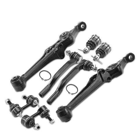 8x Front Control Arm Ball Joint Sway Bar Link Tie Rod End for Honda Accord Acura