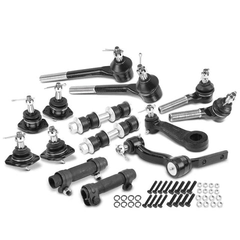 14x Idler & Pitman Arm Front Sway Bar Link Tie Rod End Ball Joint for Chevy GMC