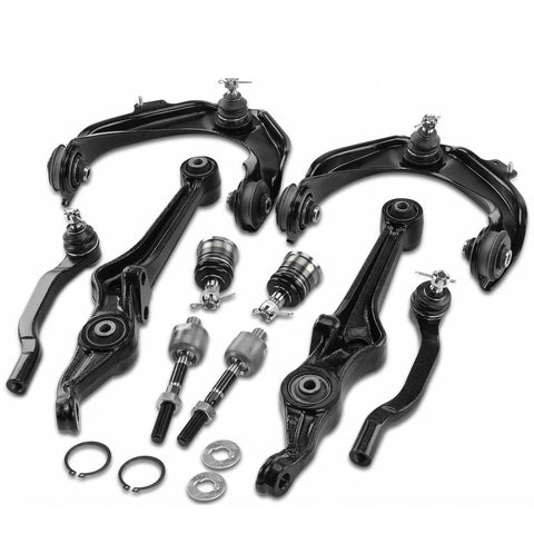 10x Front Control Arm Ball Joint Tie Rod Kit for Honda Accord 98-02 Acura CL TL