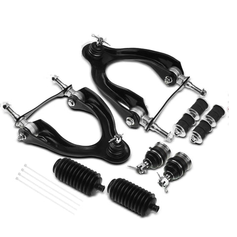 8x Front Upper Control Arm w/ Ball Joint Stabilizer Bar End Link for Acura Honda