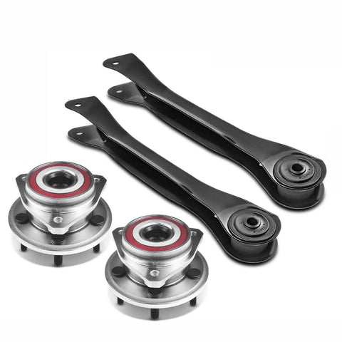 4pcs Front Wheel Bearing Control Arm Ball Joint Kit for Jeep Cherokee Wrangler