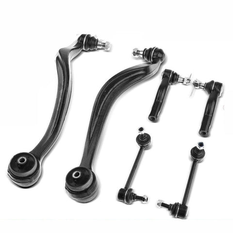 6x Front Control Arm Sway Bar Link Tie Rod End for Ford Fusion Lincoln Mercury
