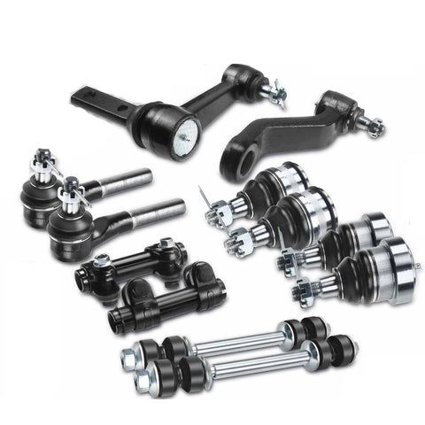 12x Front Pitman Idler Arm Sway Bar Tie Rod End for Dodge Ram 1500 1994-1999 RWD
