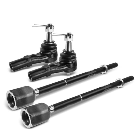 4x Inner & Outer Tie Rod Ends for Ford Taurus 1996-2007 Mercury Sable 1996-2005