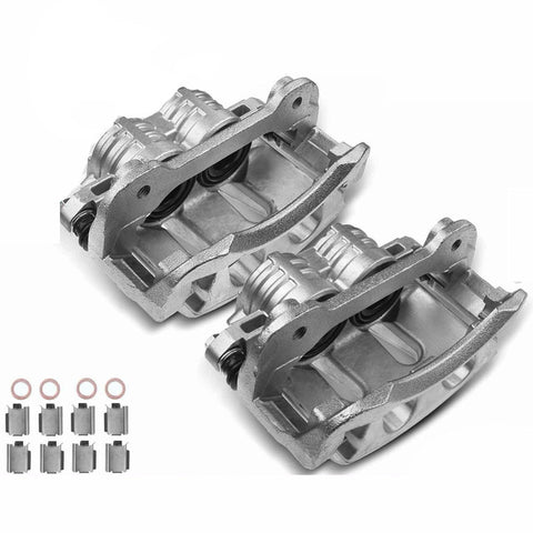 2x Disc Brake Caliper w/ Bracket for Ford Mustang 2005-2010 2012 2013 2014 Front