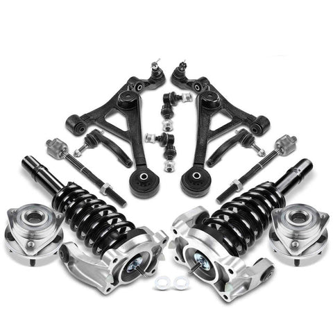 12pcs Strut & Coil Spring Hub Bearing Control Arm Kit for Chrysler Sebring Dodge