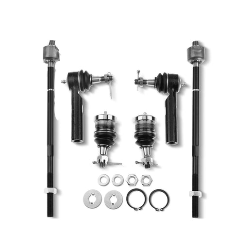 6Pcs Inner & Outer Tie Rod End & Ball Joint for Chrysler Pacifica 2004-2008 4.0L