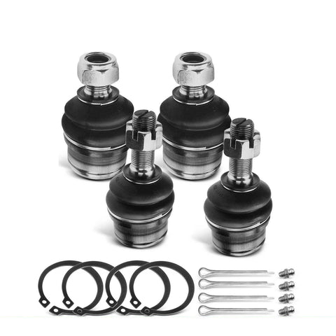 4pcs Front Upper & Lower Ball Joint for Dodge Ram 2500 Ford F-150 F-250 Bronco