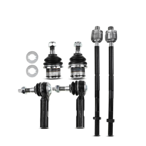 6x Inner & Outer Tie Rod End Front Lower Rearward Ball Joint for Chrysler Dodge