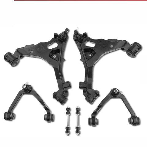 6x Front Control Arm and Ball Joint Assembly Sway Bar Link for Ford Expedition