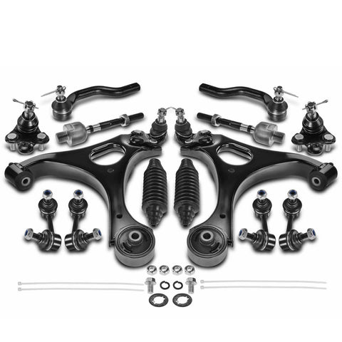14pcs Front Control Arm And Ball Joint Assembly for Honda Civic 2006-2011 1.8L