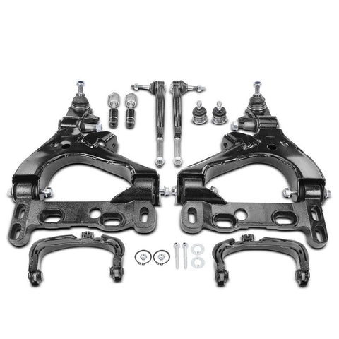 10x Control Arms w/ Ball Joints & Tie Rod for Chevy Trailblazer GMC Envoy Olds