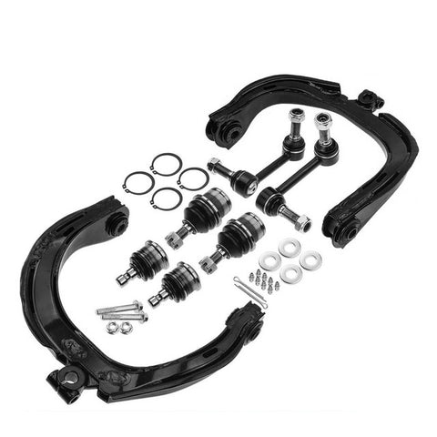 8pcs Front Control Arm Ball Joint Sway Bar for Chevy Trailblazer GMC Envoy 04-07