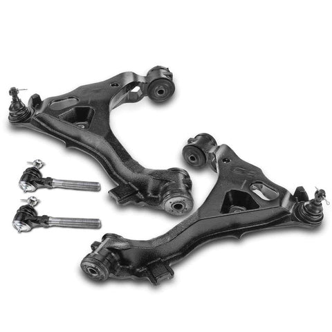 4pc Front Lower Control Arm with Ball Joint & Tie Rod End for Ford F-150 F-250