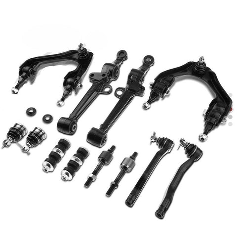 12x Front Lower Control Arm w/ Ball Joints Stabilizer Bar Link for Honda Accord
