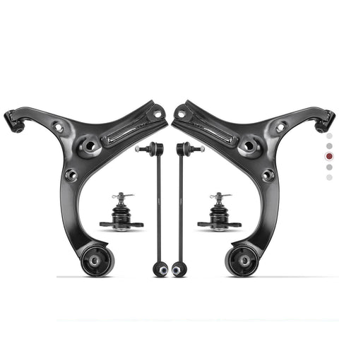 6Pcs Front Control Arm Stabilizer Bar Link for Hyundai Accent Kia Rio Rio5 06-11