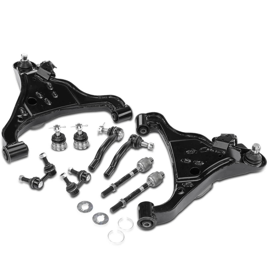 10x Front Control Arm Stabilizer Bar Link Tie Rod End for Nissan Front ...