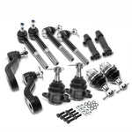 12pcs Front Control Arm & Tie Rod End & Ball Joint for Cadillac Chevy GMC K1500