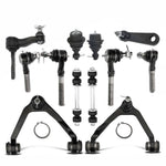 12x Front Control Arm & Sway Bar Link & Tie Rod End &Ball Joint for Ford Lincoln