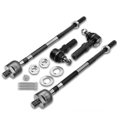 4x Front Inner & Outer Tie Rod End for Nissan Altima 2002-2004 Maxima 2003-2008