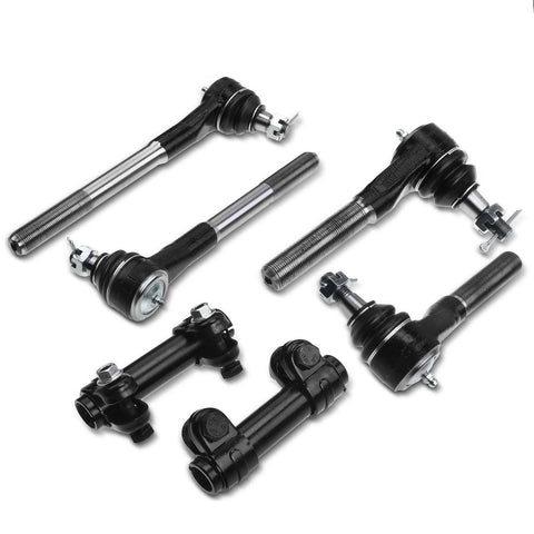 6x Inner & Outer Steering Tie Rod Ends for Dodge Ram 1500 2000-2001 2500 3500