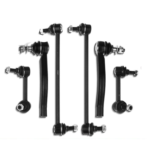 6x Front & Rear Stabilizer Bar Link & Tie Rod End for Nissan Altima 07-11 Hybrid