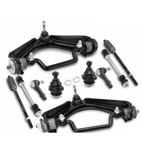10x Front Control Arm w/ Ball Joint Tie Rod End for Ford Mercury 2002-2003 4.0L