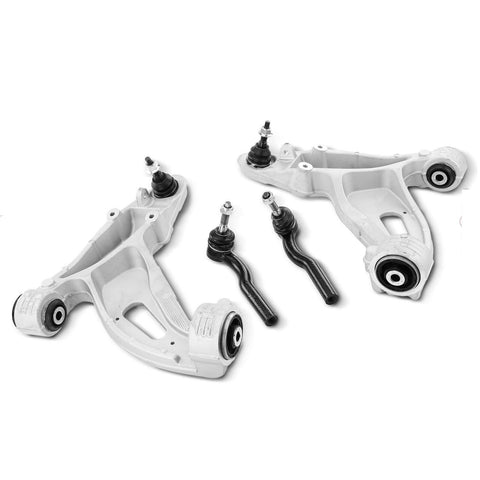 4pcs Front Control Arm w/ Ball Joint & Tie Rod End for Cadillac CTS 2003-2007