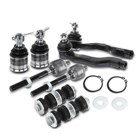 8x Front To End Stabilizer Bar Link Kit w/ Ball Joint For Honda Civic 1996-2000