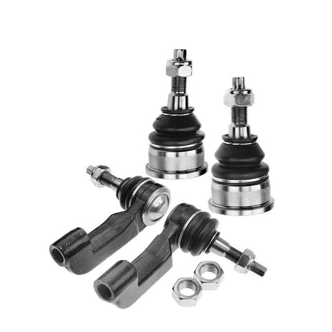 4Pcs Outer Tie Rod & Front Lower Ball Joint for Jeep Liberty 2002 2003 2004 SUV