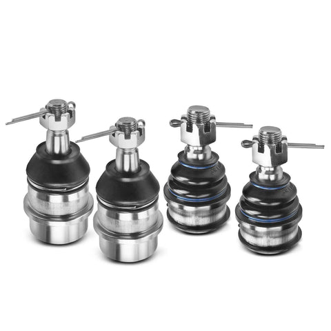 4pcs Front Lower & Upper Ball Joint for Jeep Wrangler Cherokee Comanche Wagoneer