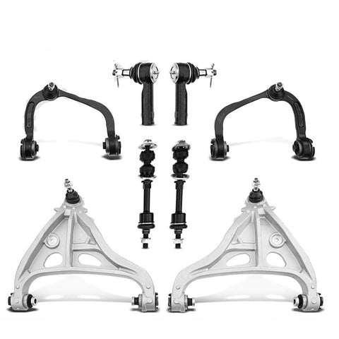 8x Front Control Arm Sway Bar Link Tie Rod End for Ford F-150 Lincoln Mark LT