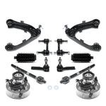 12Pcs Front Wheel Bearing Control Arm Ball Joint Kit for Chevrolet Colorado GMC