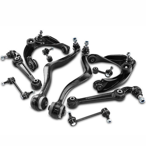 10x Front & Rear Control Arm & Stabilizer Bar Link & Ball Joint for Ford Lincoln